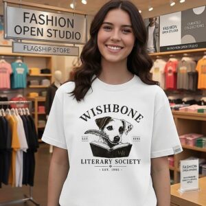 Wishbone Literary Society Est 1995 Pbs T-Shirt