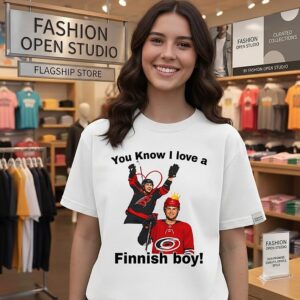 You Know I Love A Finnish Boy Sebastian Aho T-Shirt