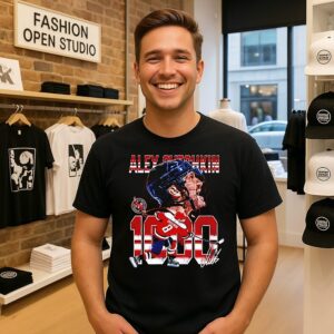Alex Ovechkin Washington Capitals 1000 Goals Signature T-Shirt