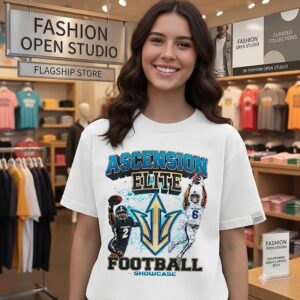 Ascension Elite Football Showcase Hand Drawn Artwork T-Shirt