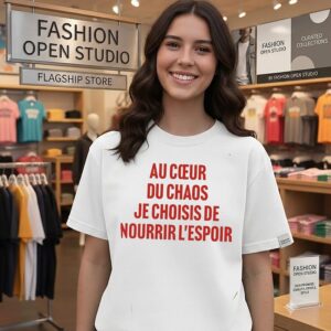 Au Cœur Du Chaos Je Choisis De Nourrir L’espoir T-Shirt