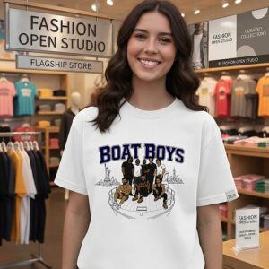 Boat Boys New York Giant City Skyline T-Shirt