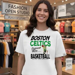 Boston Celtics Basketball Different Here Since 1946 Boston Massachusetts T-Shirt