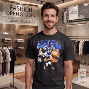 Cameron Skattebo 44 New York Giants NFL Player T-Shirt
