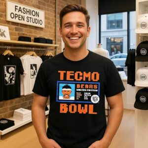 Chicago Bears Walter Payton Tecmo Bowl Retired Player Graphic T-Shirt