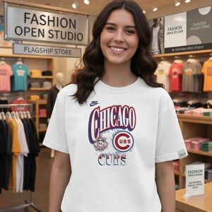 Chicago Cubs 2026 Mlb National League Logo T-Shirt