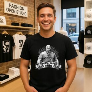 Cr4ts Is Safer With Stibi T-Shirt
