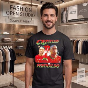 Cristiano Ronaldo And George Floyd Fentnaldo Portugal Soccer T-Shirt