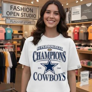 Dak Prescott Wearing Dallas Cowboys 1960 Super Bowl Xxx Champions T-Shirt