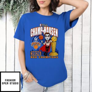 Danhausen X New York Knicks 2026 NBA Finals Champions T-Shirt