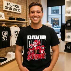 David Stone No.0 Oklahoma Sooners Number And Logo Football T-Shirt