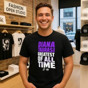 Diana Taurasi Greatest Of All Time Phoenix Mercury Goat Retirement Signature T-Shirt