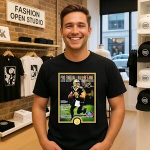 Drew Brees New Orleans Saints Pro Football Hall Of Fame Class Of 2026 Signature T-Shirt
