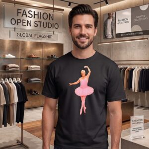Geddy Lee Wearing Pink Ballerina Alex Lifeson Meme T-Shirt