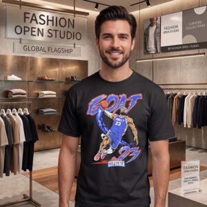 Goat Lebron James 23 Philadelphia Sixers 2026 NBA Comic T-Shirt