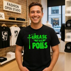Grease The Poles Eagles Broad Street Philadelphia Eagles T-Shirt