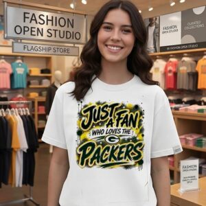 Green Bay Packers NFL Just A Fan Who Loves The Logo T-Shirt