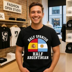 Half Spanish Half Argentina World Cup 2026 T-Shirt