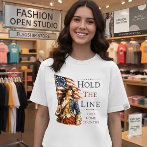 Hold The Line God Home Country T-Shirt