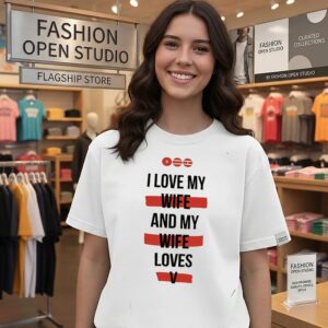 I Love My Wife And My Wife Loves V T-Shirt