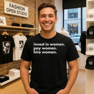 Invest In Women Pay Women Hire Women T-Shirt