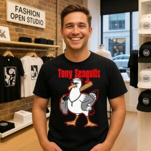 Jared Carrabis Tony Seagulls T-Shirt