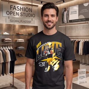 Jordan Love Green Bay Packers NFL Player And Signature T-Shirt