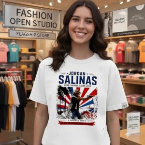 Jordan Salinas Hero Patriot Saved Lives Twin Falls Idaho T-Shirt