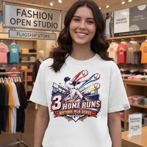 Joshua Baez 3 At-Bats 3 Home Runs T-Shirt