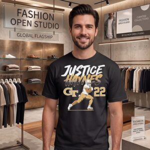 Justice Haynes 22 Georgia Tech Yellow Jackets All-Star 2026 Season T-Shirt