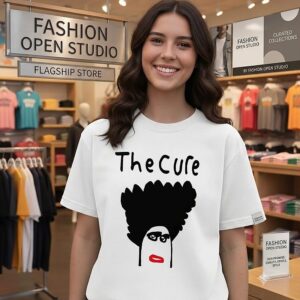 Kieran Maguire Wearing The Cure Adult T-Shirt