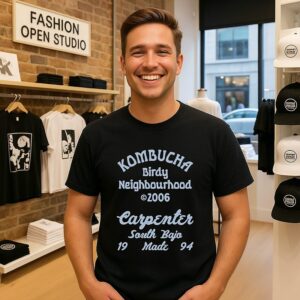 Kombucha Birdy Neighbourhood 2006 Carpenter South Bajo 19 Made 94 T-Shirt