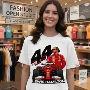 Lewis Hamilton 44 Ferrari F1 T-Shirt