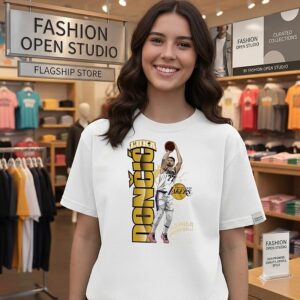 Los Angeles Lakers Luka Dončić 2026 NBA Player Moment T-Shirt