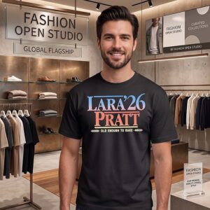 Luis Lara And Cooper Lara-Pratt ’26 Old Enough To Rake T-Shirt