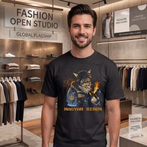 Magyar Birds Viking Cat T-Shirt