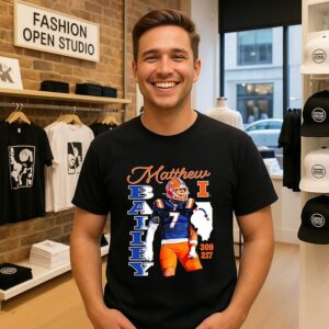 Matthew Bailey Illinois Fighting Illini Big Ten Media Days Football T-Shirt