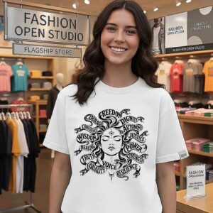 Medusa Empowerment Greek Mythology Feminist T-Shirt