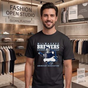 Milwaukee Brewers Borchert Field American Association T-Shirt