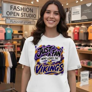 Minnesota Vikings NFL Just A Fan Who Loves The Logo T-Shirt