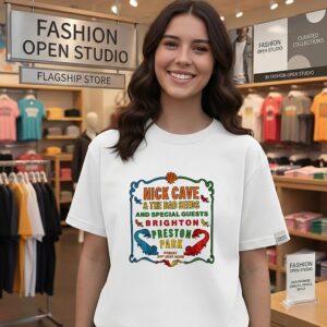 Nick Cave And The Bad Seeds Brighton Preston Park 2026 T-Shirt