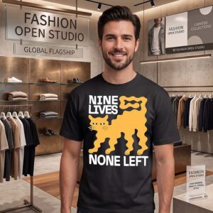 Nine Lives None Left Cat T-Shirt