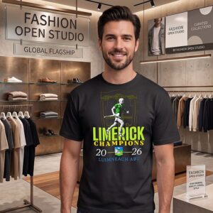 Official Limerick Champions 2026 Luimneach Abu T-Shirt
