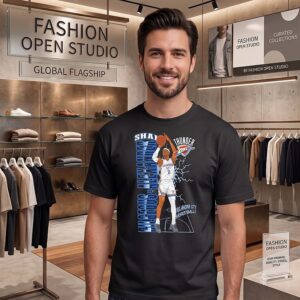 Oklahoma City Thunder Shai Gilgeous-Alexander 2026 NBA Player Moment T-Shirt