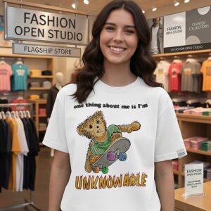 One Thing About Me Is I’m Unknowable Skateboard Bear T-Shirt