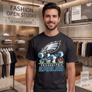 Peanuts Philadelphia Eagles Football Walk 2026 T-Shirt
