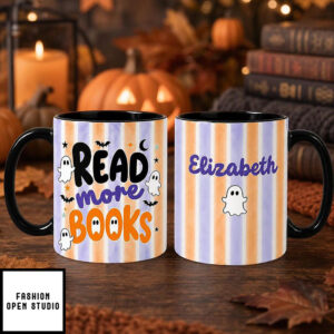 Personalized Name Read More Books Mug
