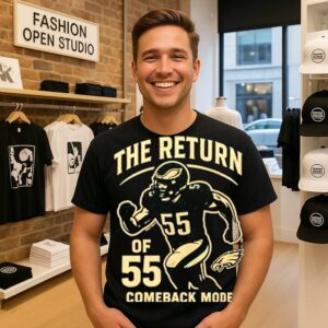 Philadelphia Eagles The Return Of 55 Brandon Graham Comeback T-Shirt