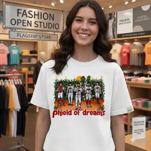 Philadelphia Phillies 2026 Phield Of Dreams Phils Win Mascot Graphic T-Shirt