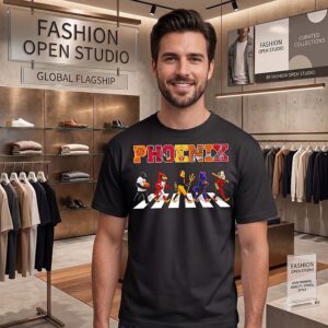 Phoenix Sports Team Mascots Abbey Road Graphic 2026 T-Shirt
